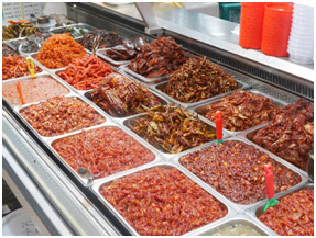 마포농수산물시장의 대표적인 반찬가게인 '미양수산'. 한국간편결제진흥원 제공